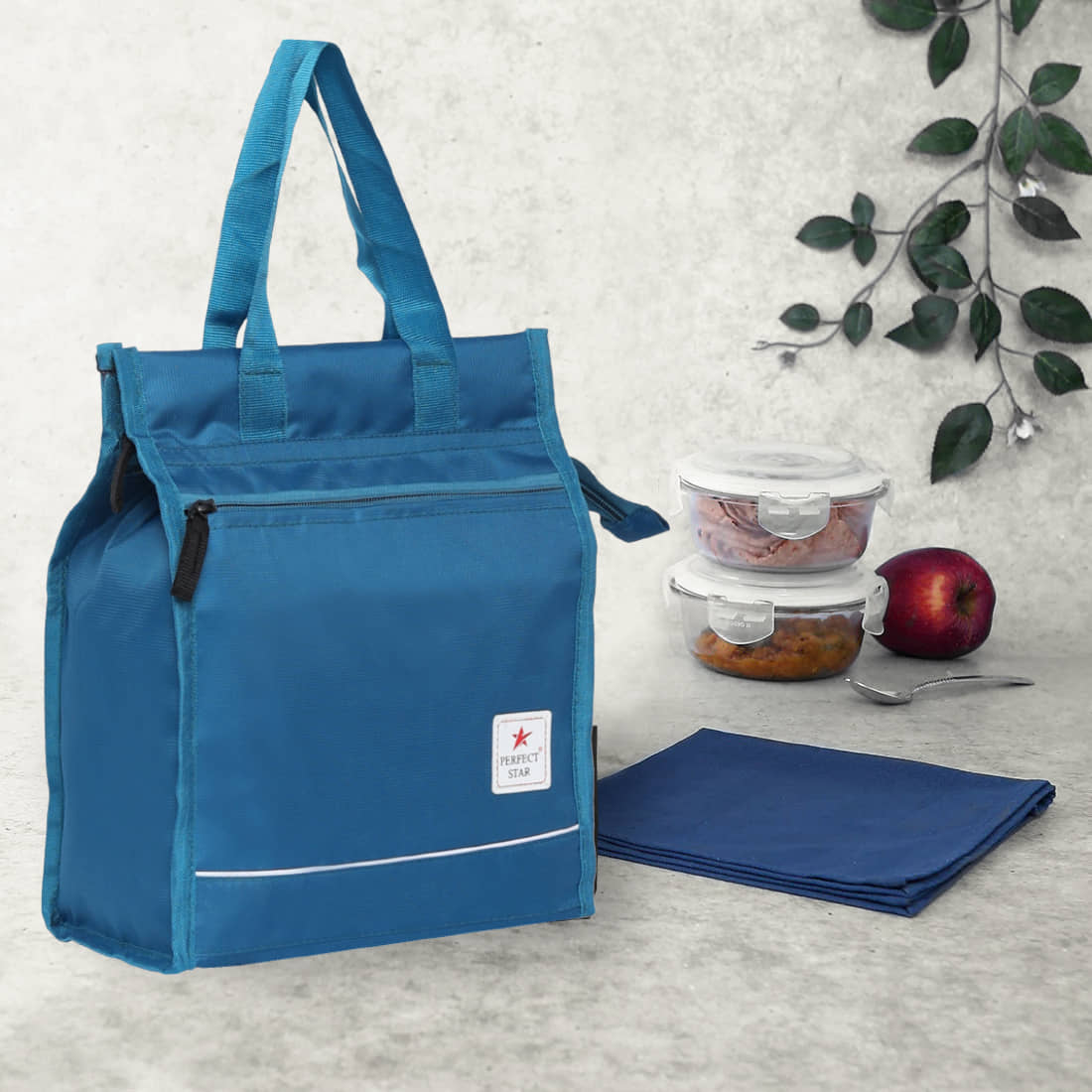 Perfect Star Teal Polyester Lunch Bag Pack of 1 - Handbags | Buy online on ZillyBuy