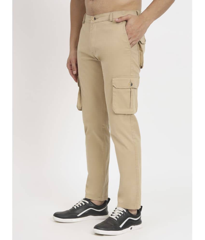 RAGZO Regular Flat Men's Cargos - Khaki ( Pack of 1 ) - Trousers | Buy online on ZillyBuy
