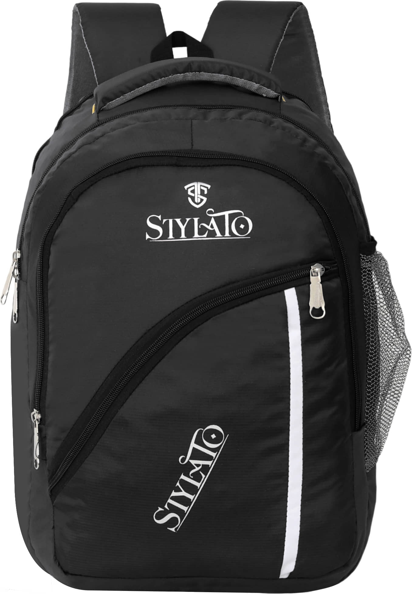 STYLATO Black Polyester Backpack ( 30 Ltrs ) - Handbags | Buy online on ZillyBuy