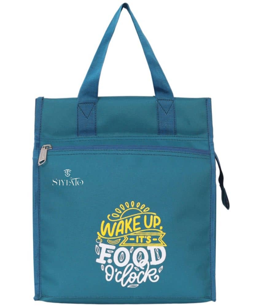 STYLATO Blue Polyester Lunch Bag Pack of 1 - Handbags | Buy online on ZillyBuy