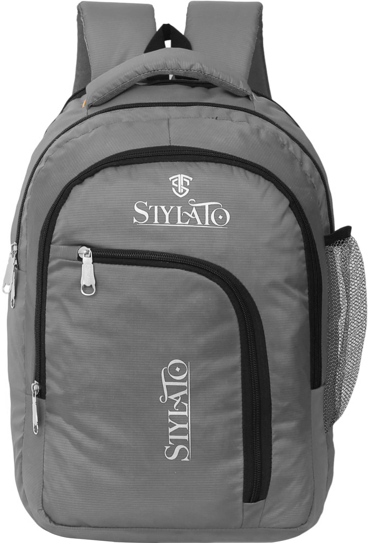     			STYLATO Grey Polyester Backpack ( 25 Ltrs )