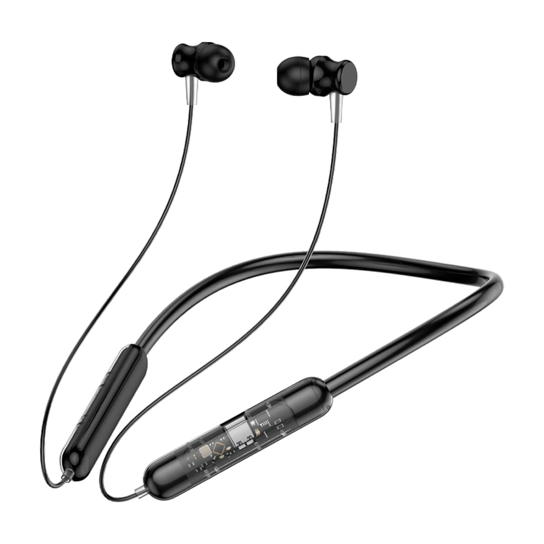 TecSox Verve300 Bluetooth Neckband | 30H Playtime | Deep Bass | Black TecSox Verve300 Bluetooth Neckband | 30H Playtime | Deep Bass | Black
