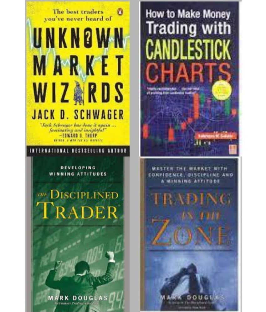 Unknown Market Wizards + The Disciplined Trader + How to Make Money Trading with Candlestick Charts + Trading In The Zone - Stationery | Buy online on ZillyBuy