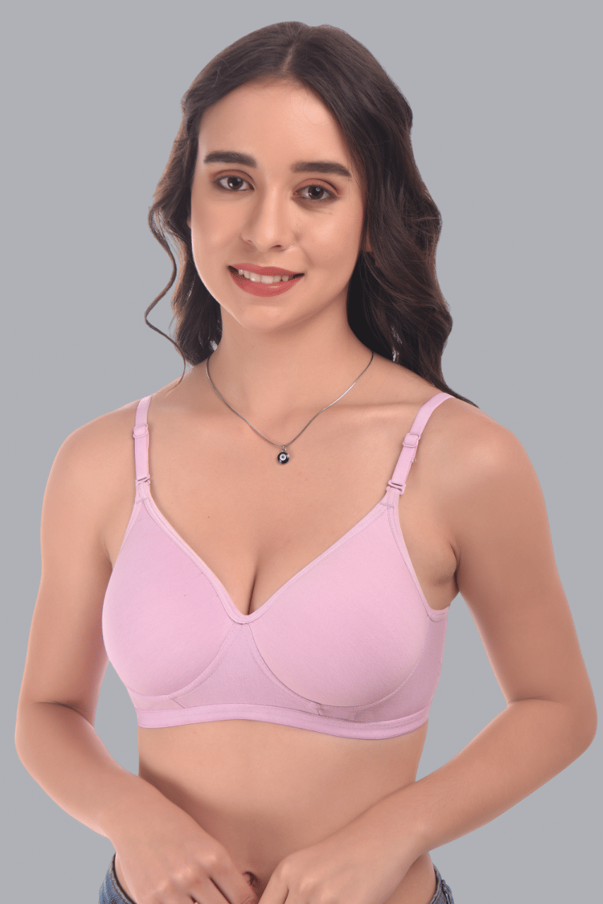     			Viral Girl Cotton Lightly Padded Women's Everyday Bra ( Purple ) VM-PUSHUP-LC-PURPLE