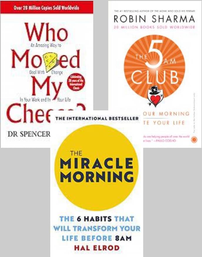     			Who Moved My Cheese? + 5 Ma Club + The Miracle Morning