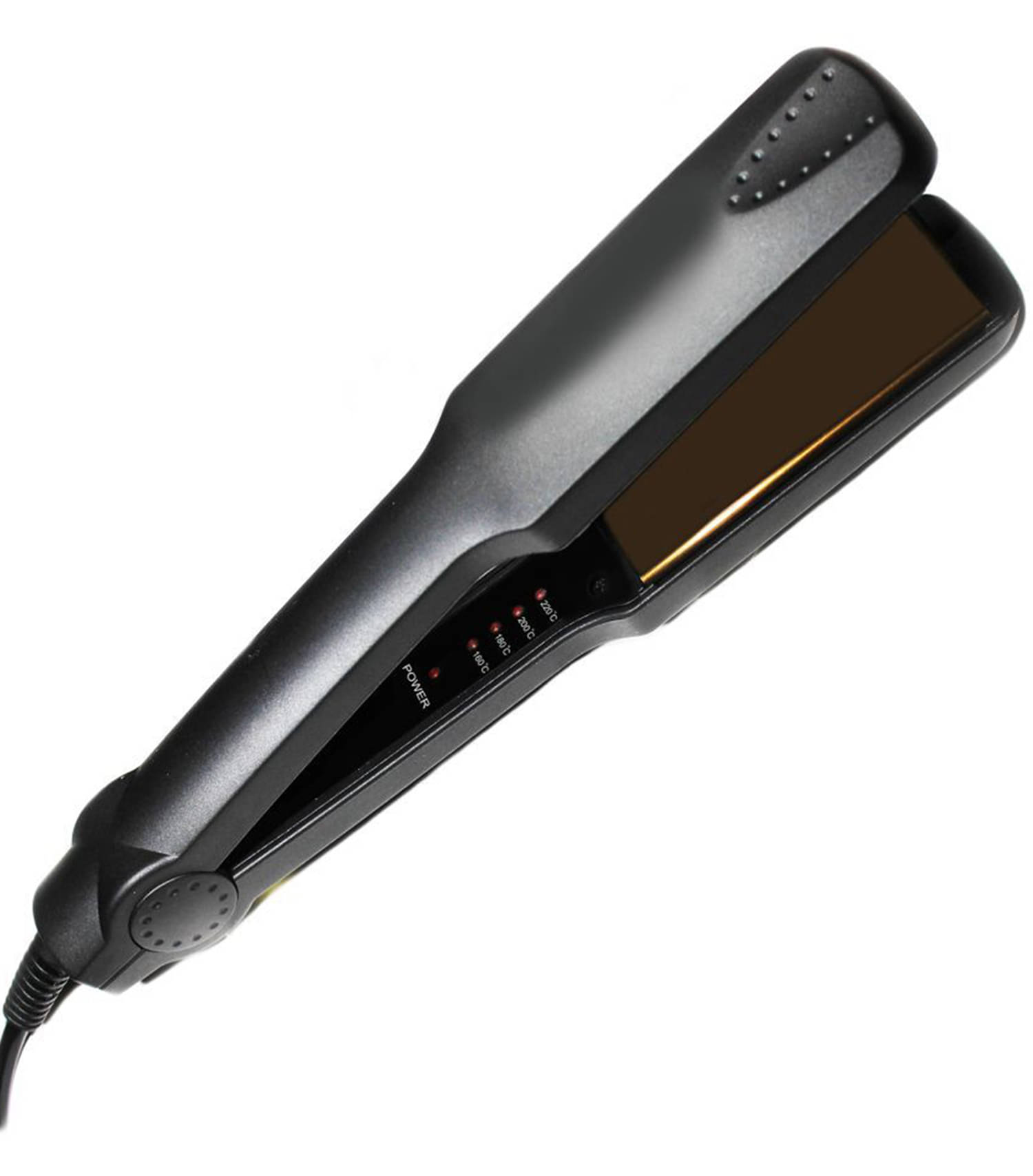     			geemy Temp Control Black Hair Straightener