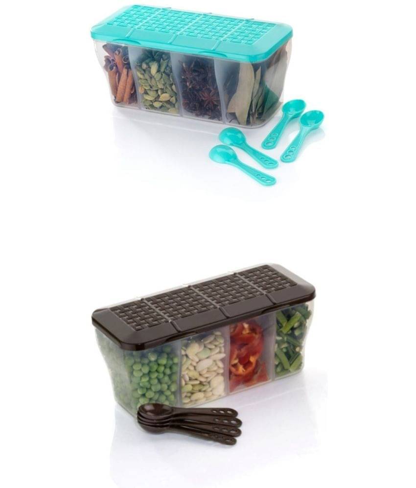 iview kitchenware Dal/Masala/Vegetable PET Multicolor Pickle Container ( Set of 2 ) iview kitchenware Dal/Masala/Vegetable PET Multicolor Pickle Container ( Set of 2 )