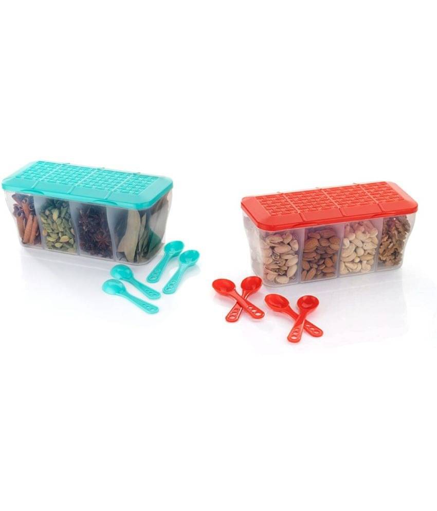 iview kitchenware Dal/Masala/Vegetable PET Multicolor Pickle Container ( Set of 2 ) iview kitchenware Dal/Masala/Vegetable PET Multicolor Pickle Container ( Set of 2 )