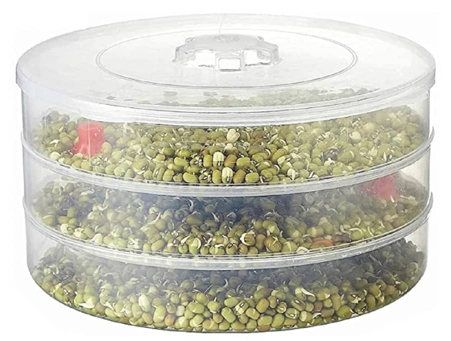 iview kitchenware Plastic 4 Compartment Sprout Maker