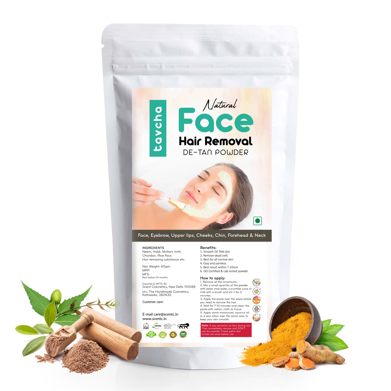 tavcha Hair Removal Powder 60 ( Pack of 1 )