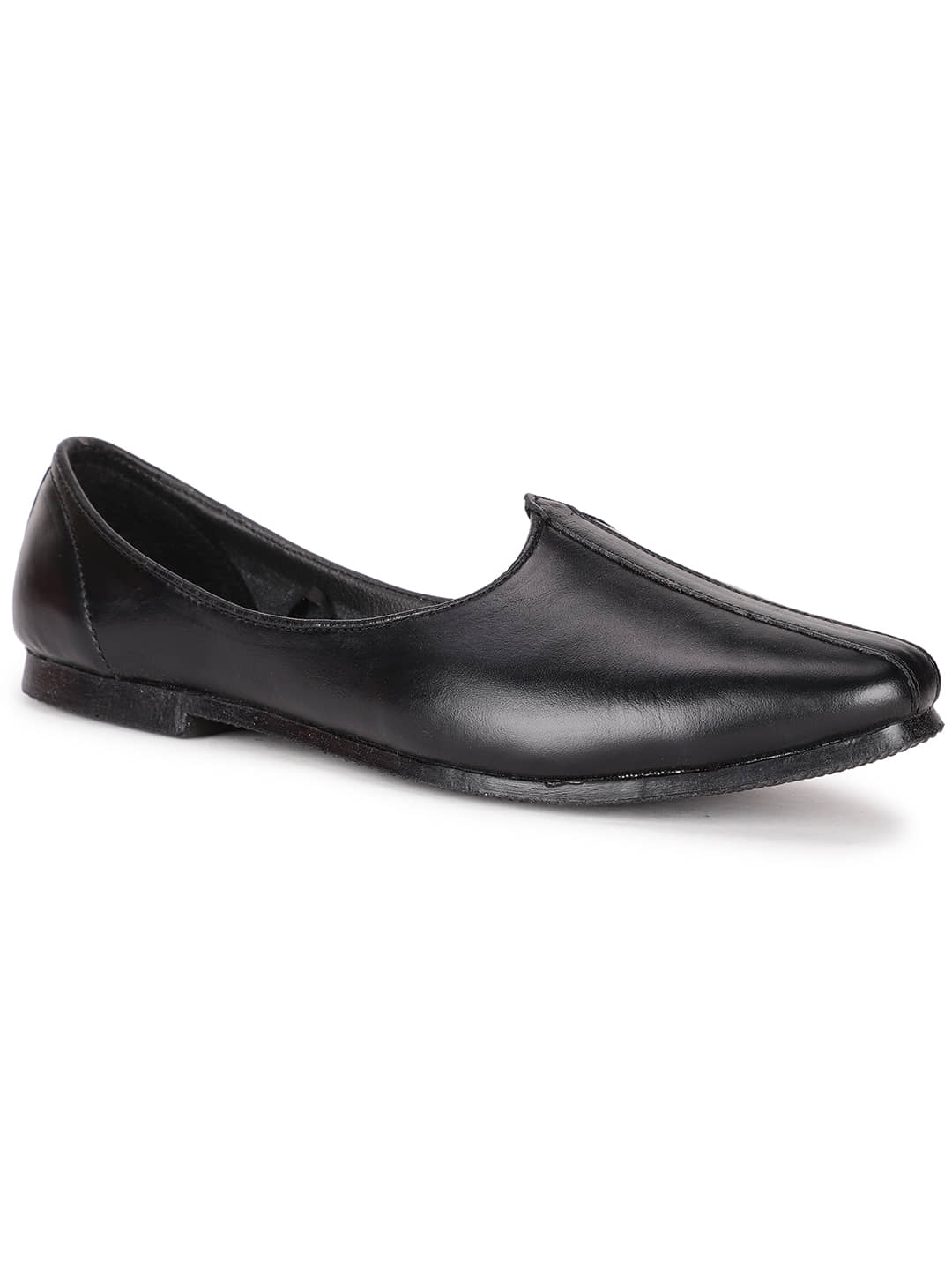 Bata Black Men's Mojaris - Ethnic Shoes | Buy online on ZillyBuy