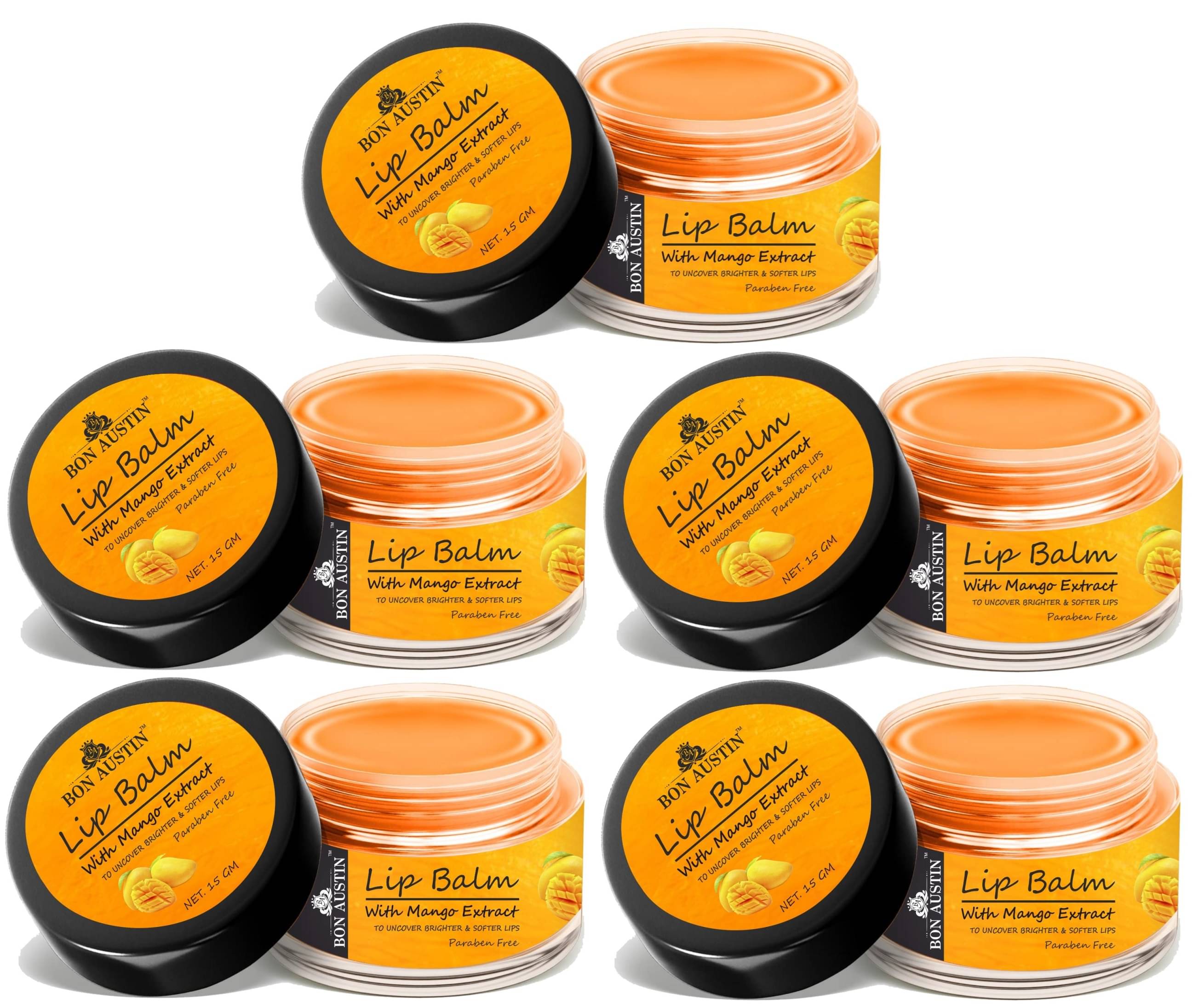 Bon Austin Matte Lip Balm ( Pack of 5 ) Bon Austin Matte Lip Balm ( Pack of 5 )