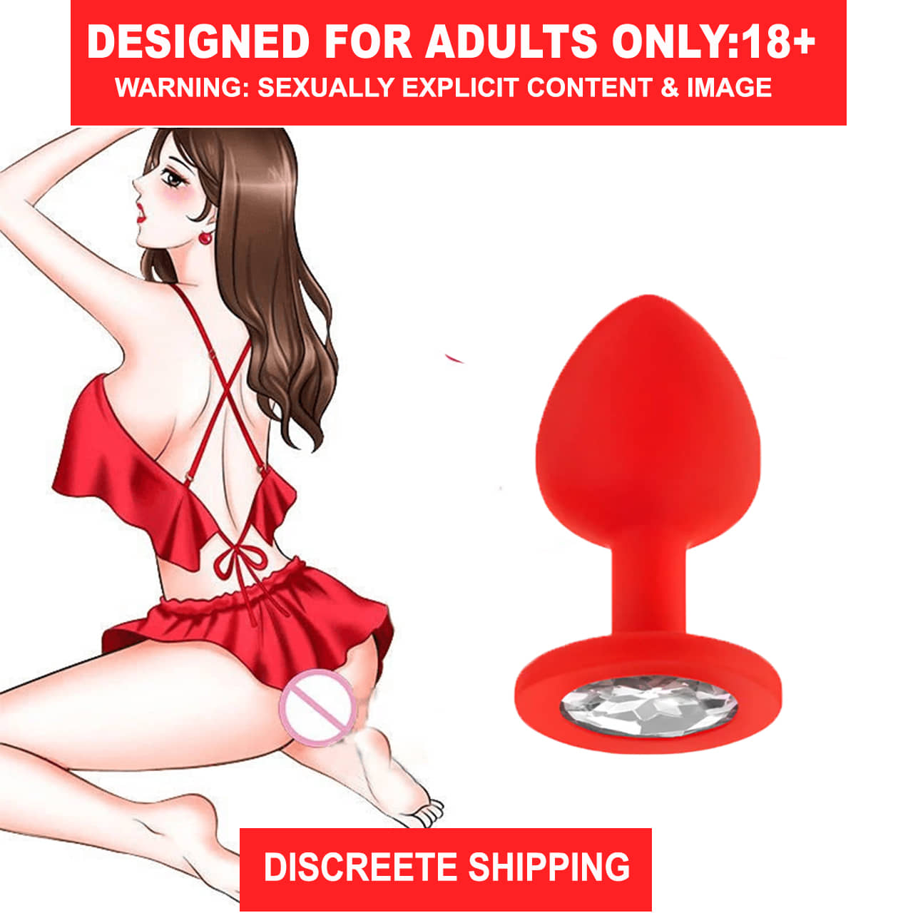 Butt Plug Silicone Anal Plug Jewel Multicolour Color Anal Toys Sex Toys For Women male sexy toy annal plugs for men sexy products low price