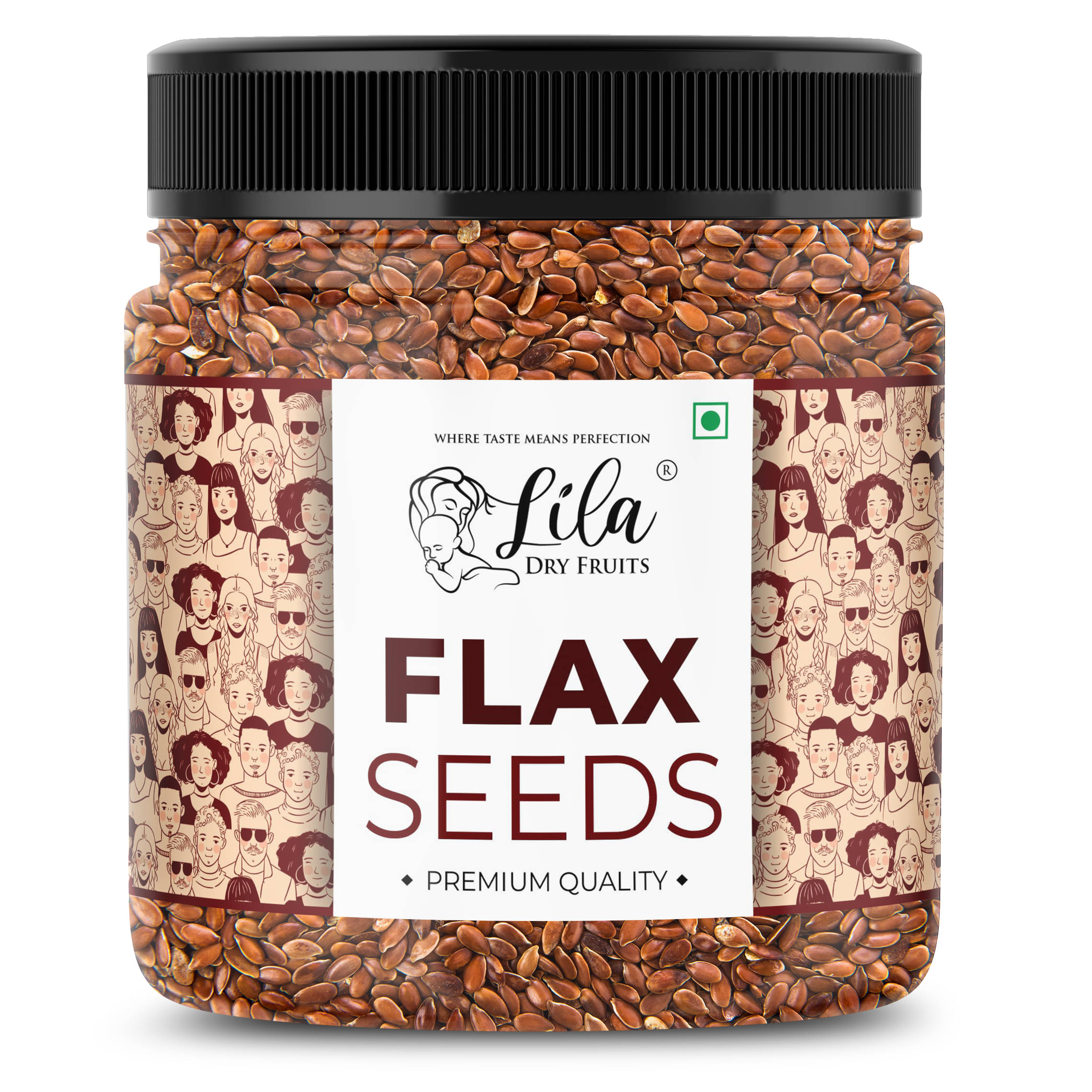 LILA DRY FRUITS Flax Seeds 1kg Natural Fiber-Rich Flax Seeds for Diet & Hair Growth LILA DRY FRUITS Flax Seeds 1kg Natural Fiber-Rich Flax Seeds for Diet & Hair Growth