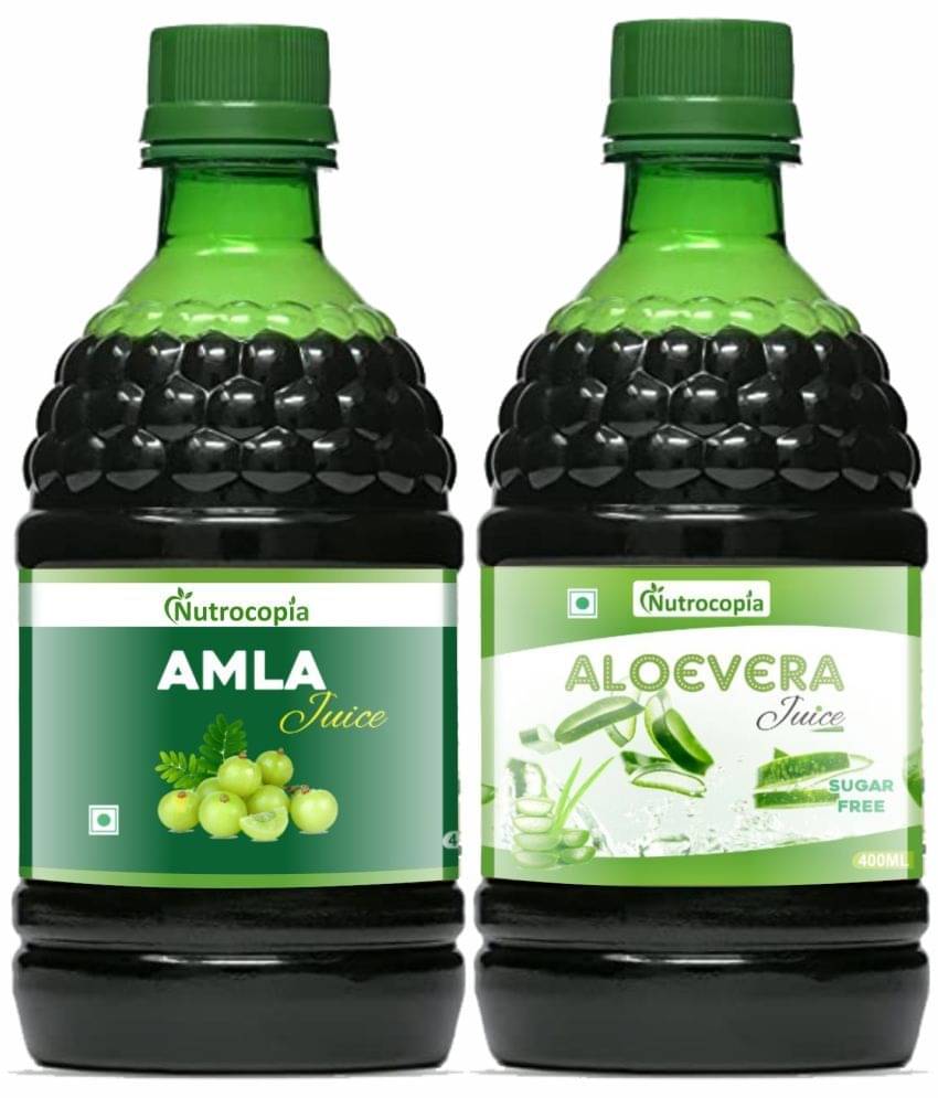     			NUTROCOPIA  Amla & Aloe Vera  Vegetable Juice 800 ml Pack of 2