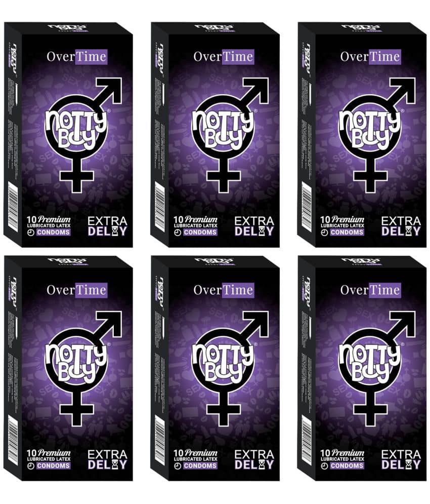 NottyBoy Long Lasting, Over Time Condoms For Men - 60 Units