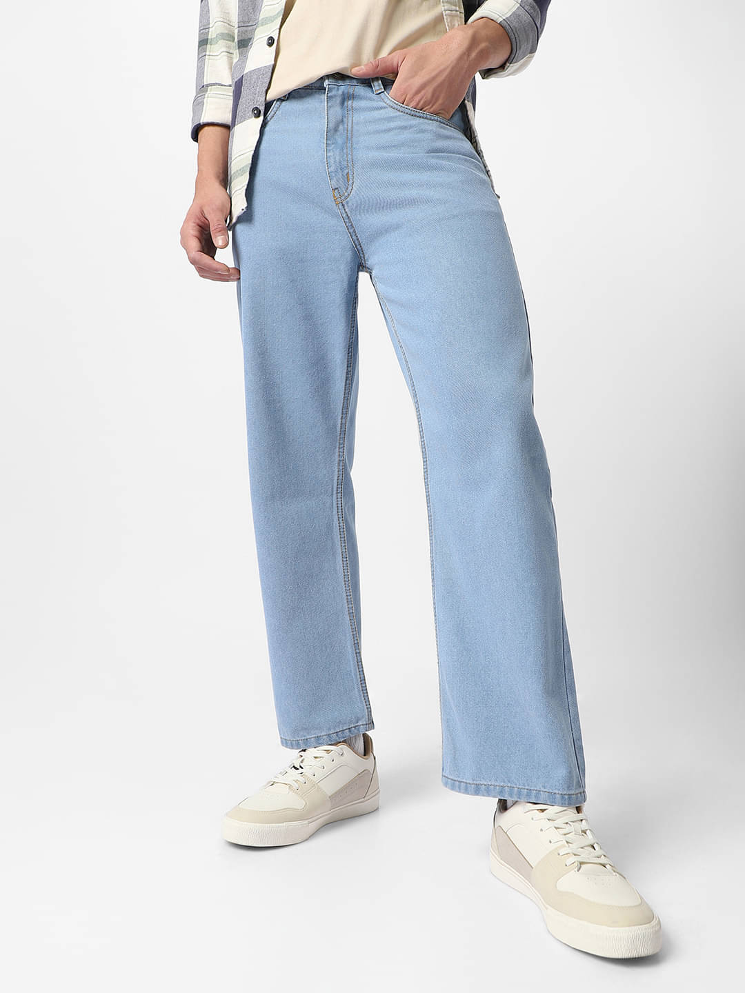     			Urbano Fashion Relaxed Washed Men's Jeans - Light Blue ( Pack of 1 )