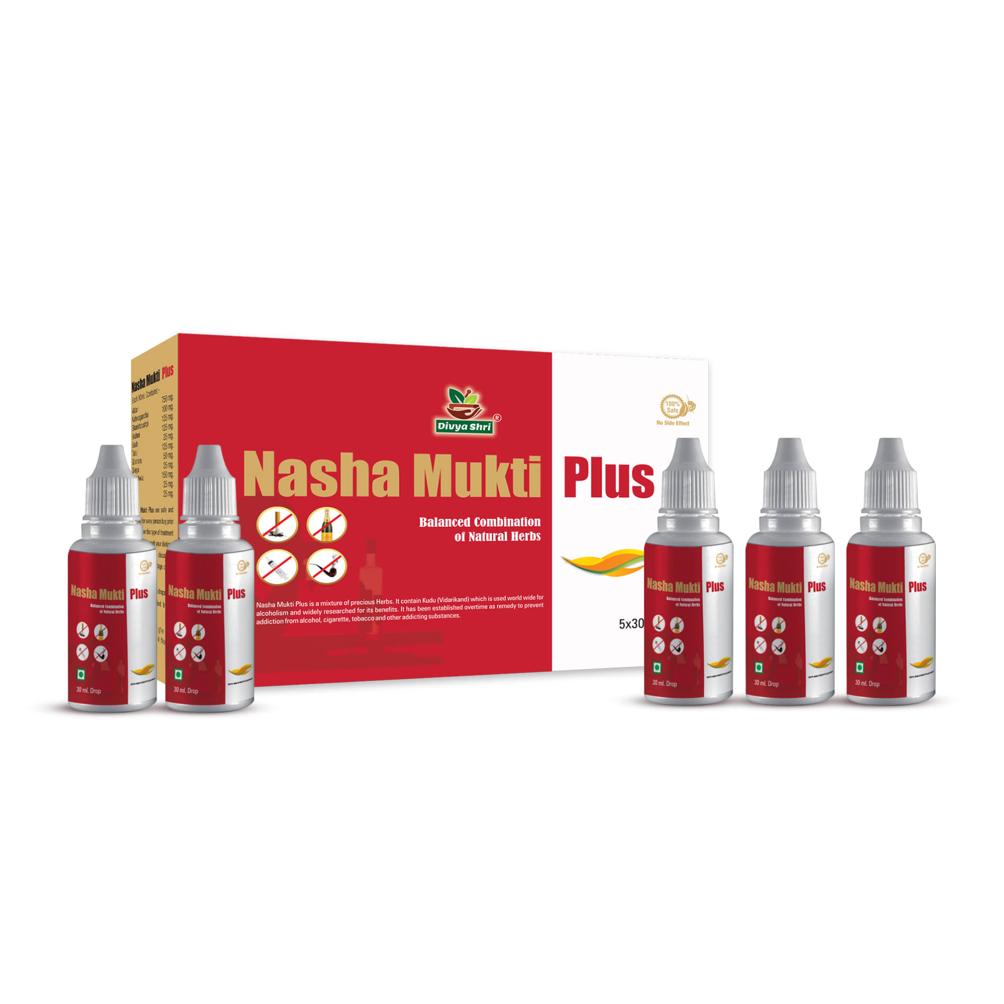 Divya Shri Liquid For De Addiction ( Pack Of 5 ) Divya Shri Liquid For De Addiction ( Pack Of 5 )