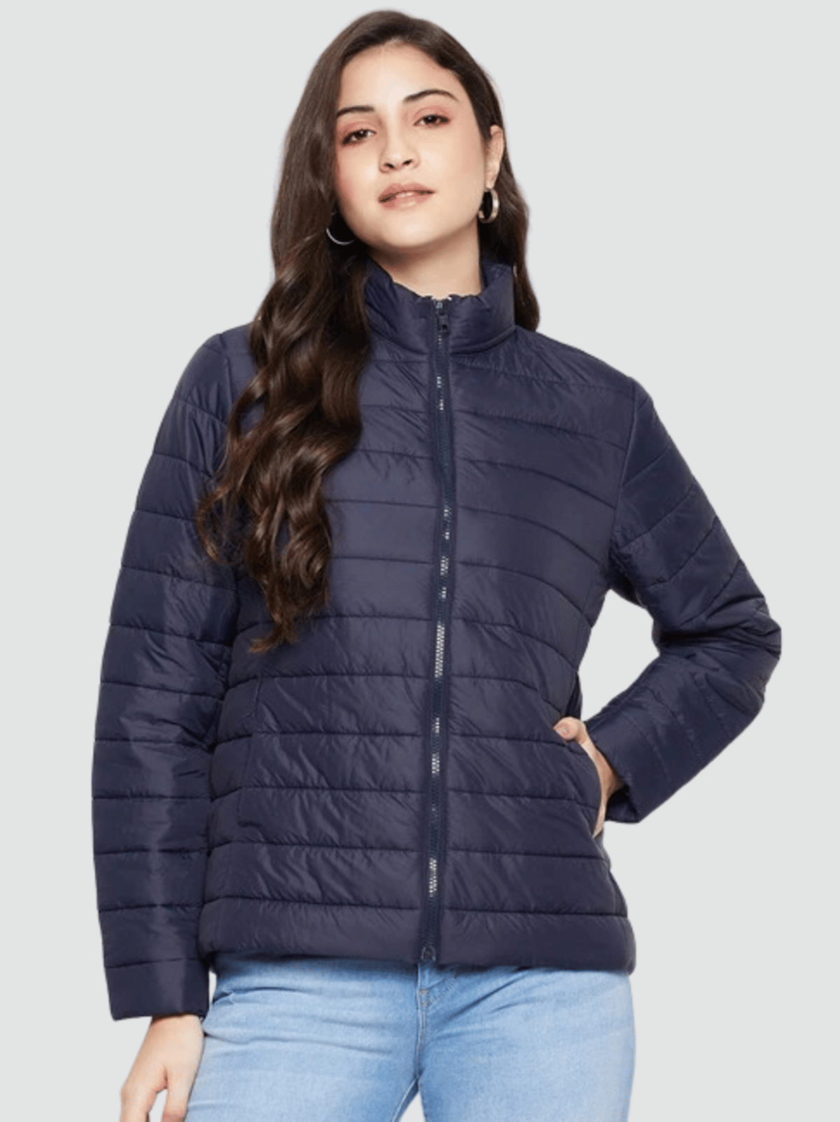    			PP Kurtis - Polyester Navy Jackets