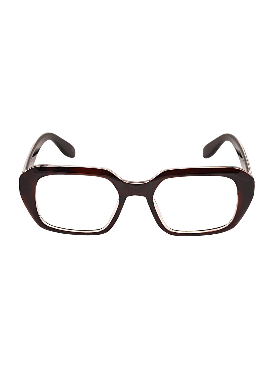 Peter Jones Brown Full Rim Rectangular Computer Glasses ( Pack of 1 )