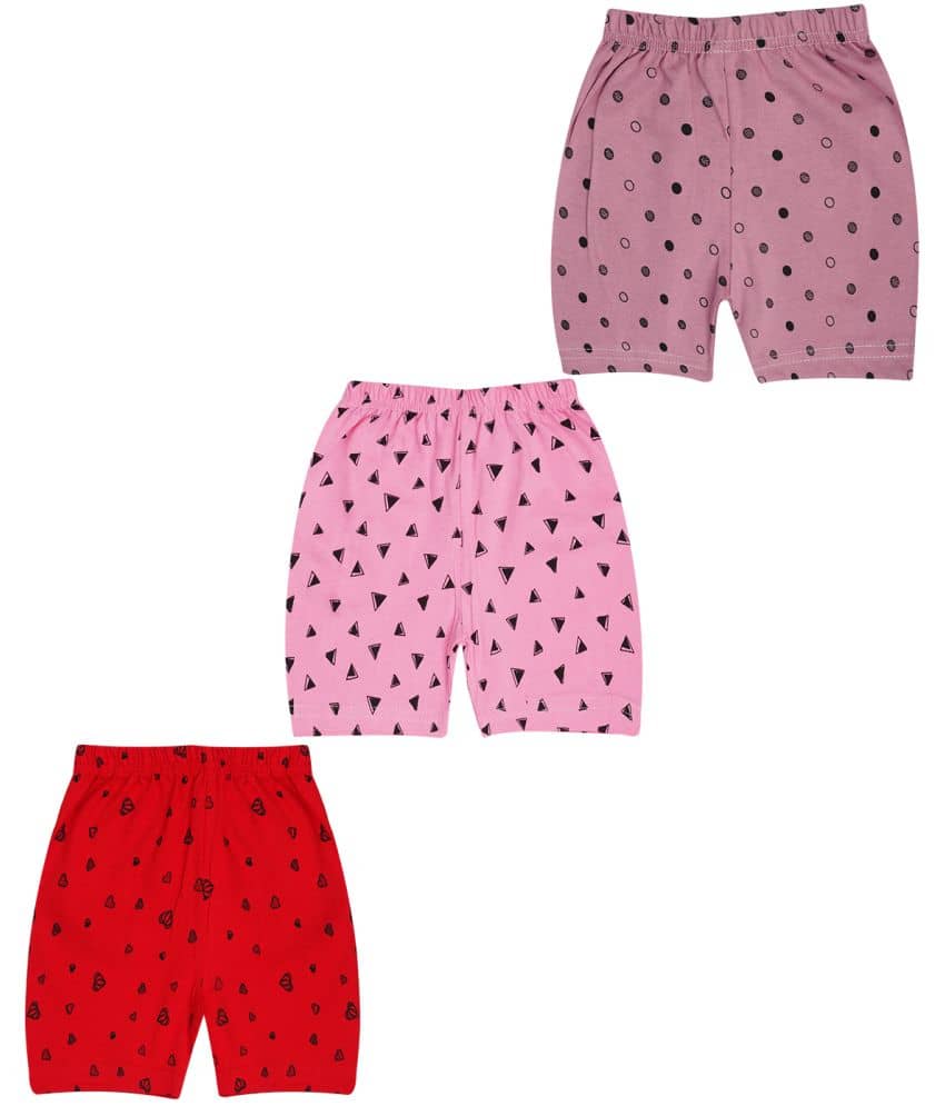 Santee Pack of 3 Cotton Blend Shorts For Boys ( Multicolor ) - Shorts | Buy online on ZillyBuy