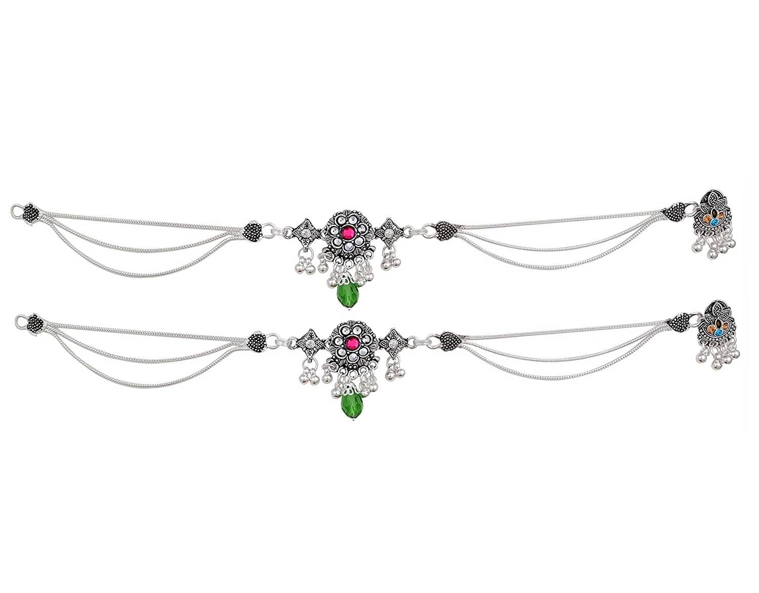 Charms Silver Anklets ( Pack of 1 ) - Anklets | Buy online on ZillyBuy