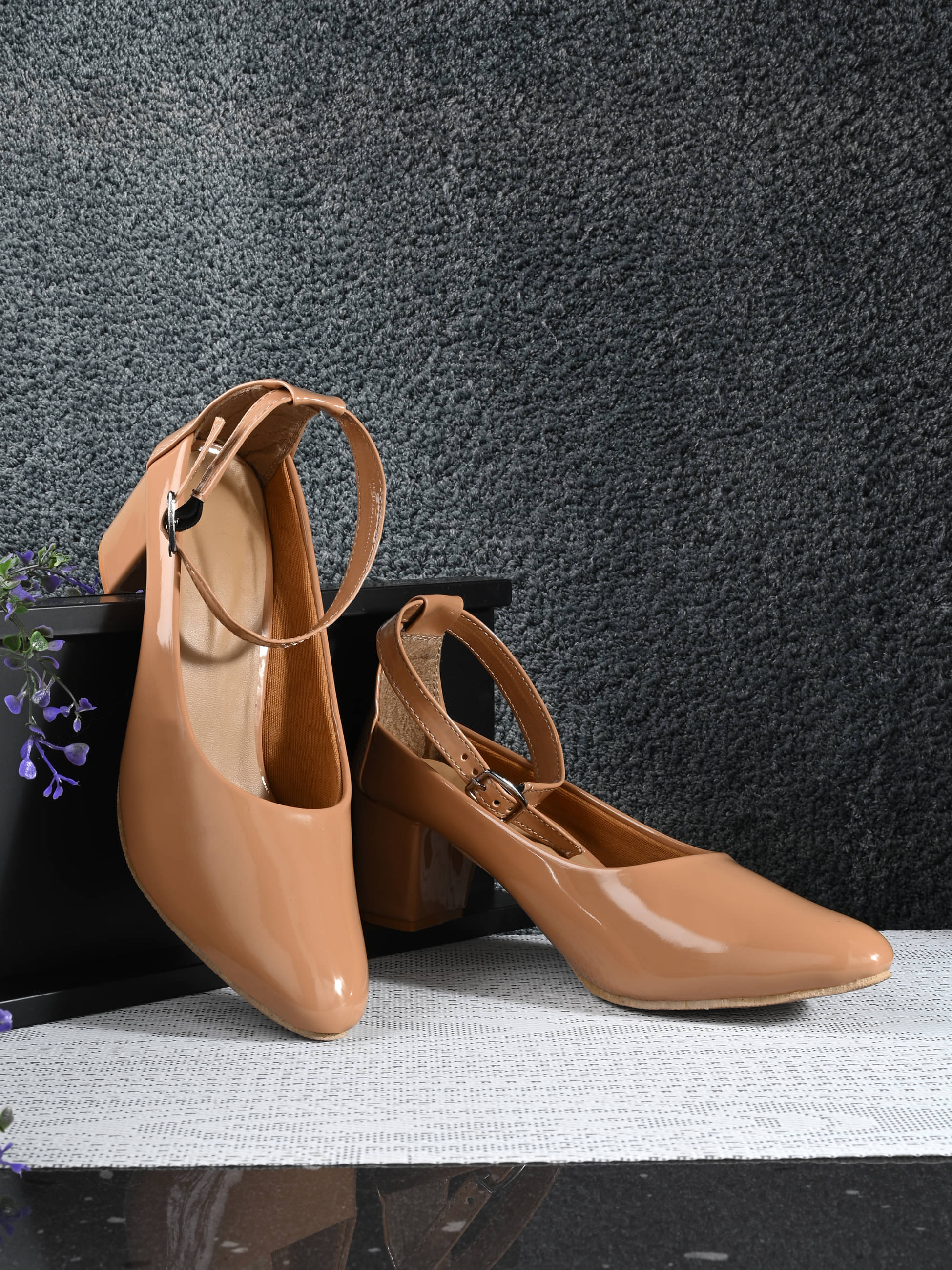     			KARADDI Beige Women's Sandal Heels