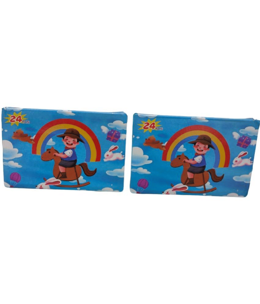     			2626 F -FLIPCLIPS COMBO  2 SETS BLUE 24Pcs Art And Craft Color Kit (Crayons, Water Color, Sketch Pens)  Terms & Conditions