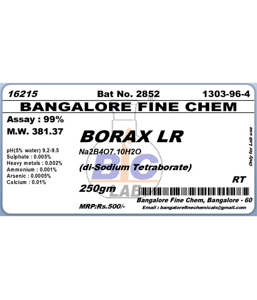     			BORAX LR - 250gm