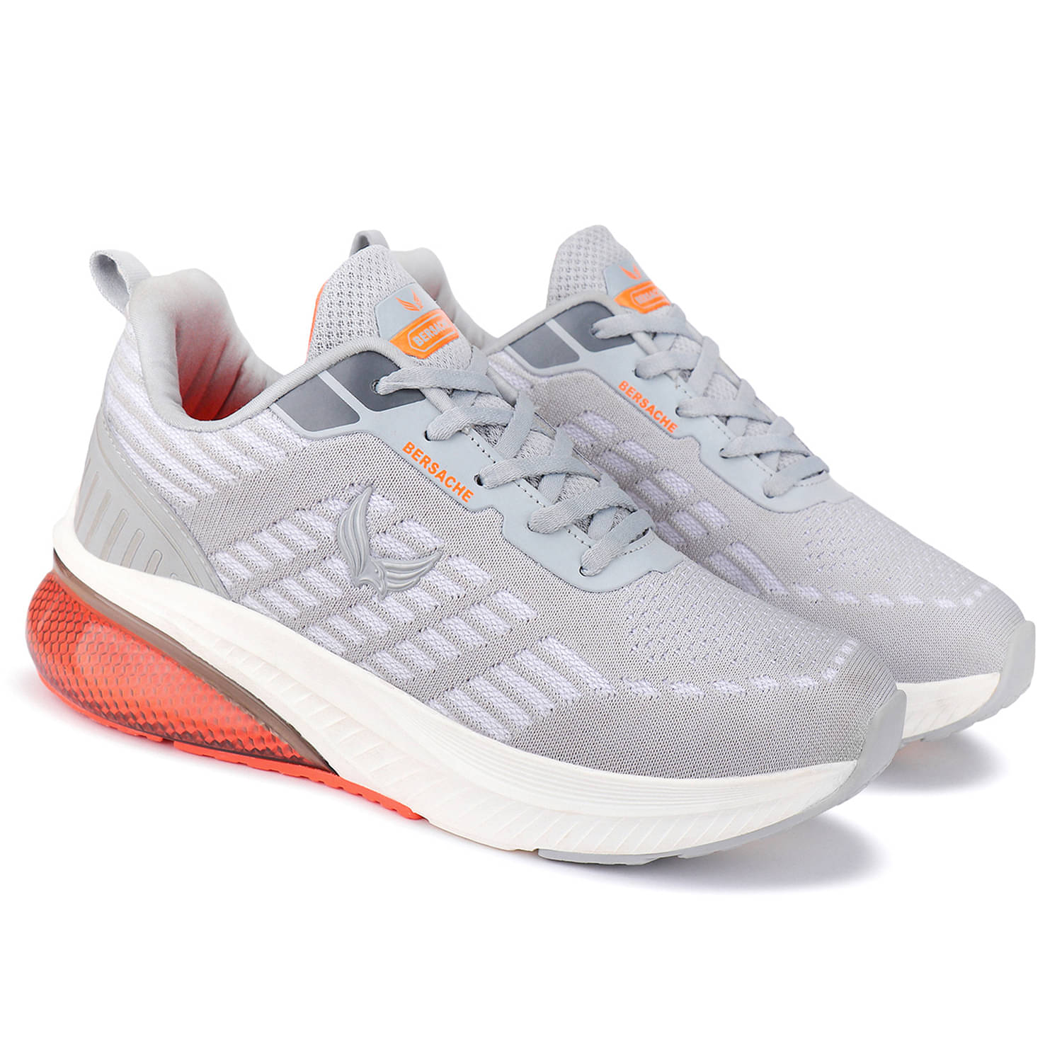 Bersache Sports Shoes Gray Men's Sports Running Shoes Bersache Sports Shoes Gray Men's Sports Running Shoes