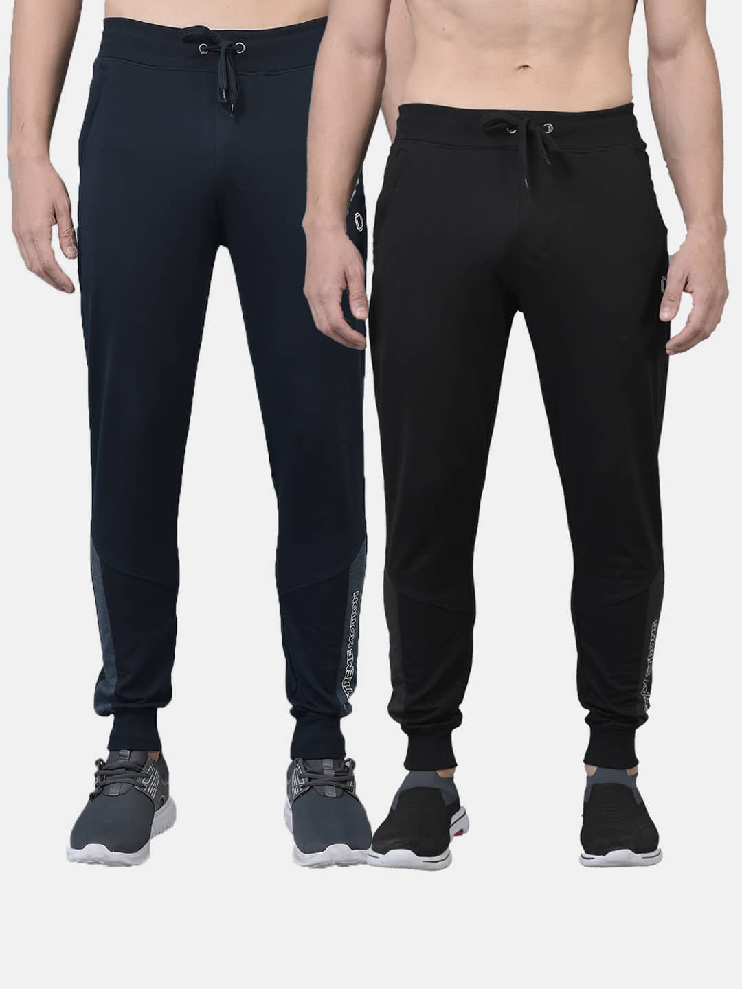 Dollar Multicolor Cotton Men's Joggers ( Pack of 2 ) - Track Pants | Buy online on ZillyBuy