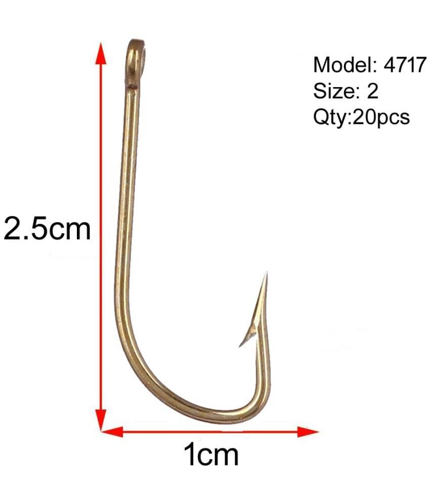 Fishing Hook 4717 Mustad (#2) - 20pcs Fishing Hook 4717 Mustad (#2) - 20pcs