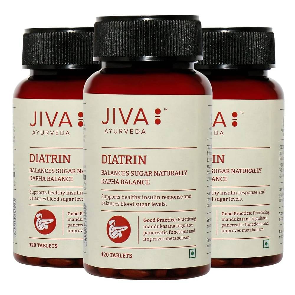    			Jiva Diatrin Tablets For Diabeties -120 Nos(Pack of 3)