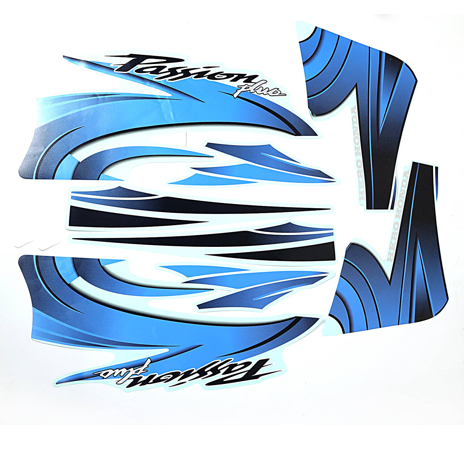     			KP8 Fuel tank In Car Sticker Blue