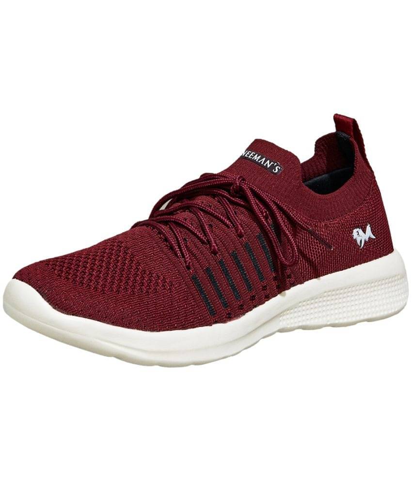     			Neemans Drop ship Maroon Men's Sneakers