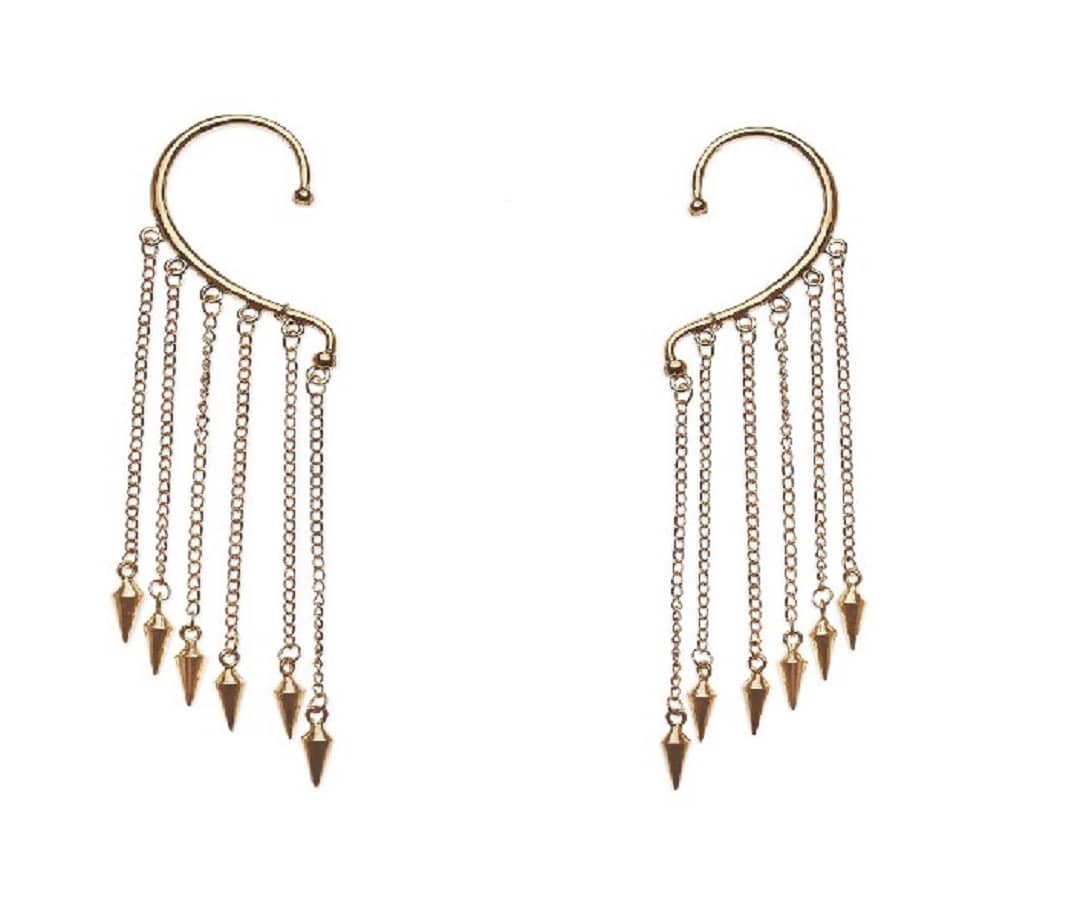 Renaissance Traders Gold EarCuff Earrings ( Pack of 1 ) - Earrings | Buy online on ZillyBuy