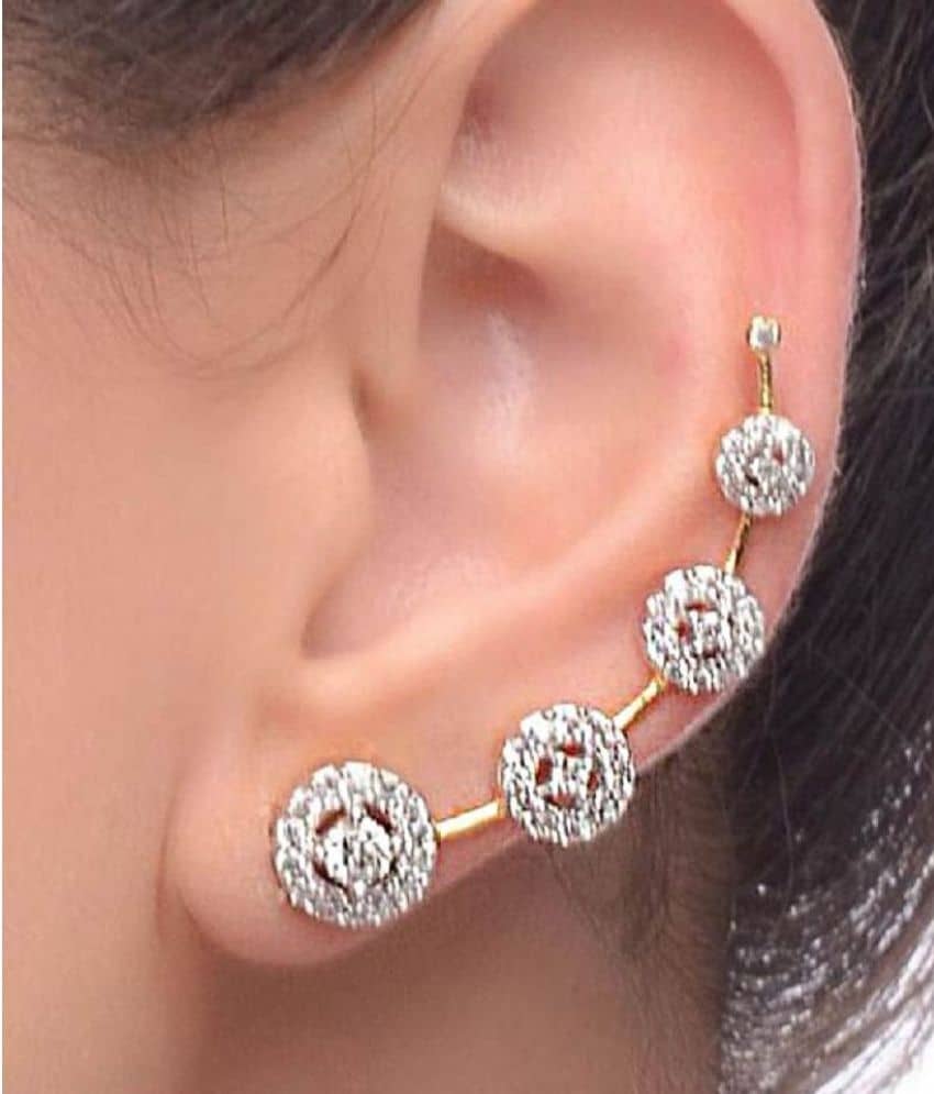 Renaissance Traders Silver EarCuff Earrings ( Pack of 1 ) - Earrings | Buy online on ZillyBuy