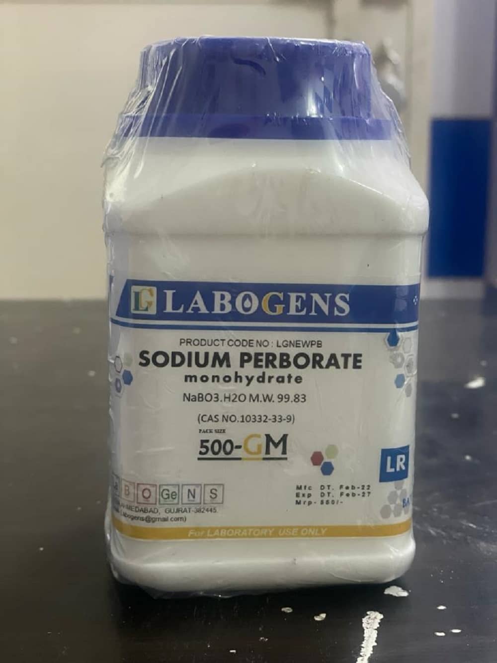 SODIUM PERBORATE MONOHYDRATE 500GM