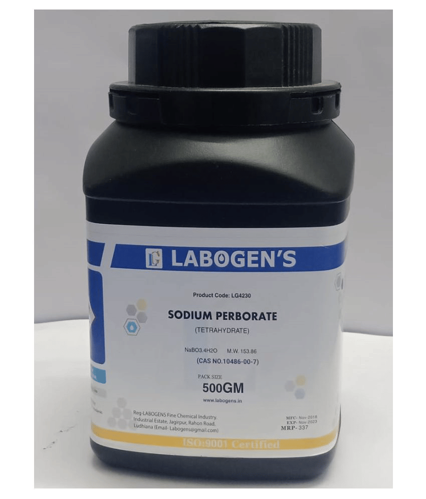     			SODIUM PERBORATE (tetrahydrate)  500gm