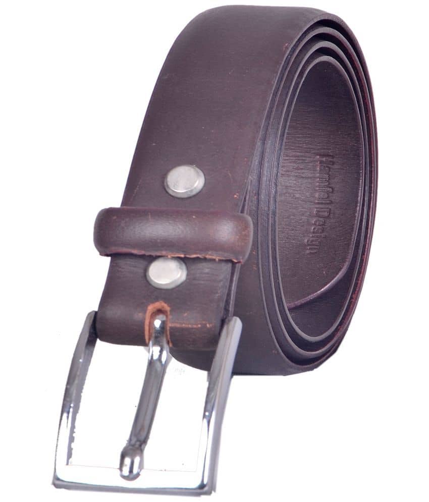 ULTIFAB - Brown Leather Men's Formal Belt ( Pack of 1 )