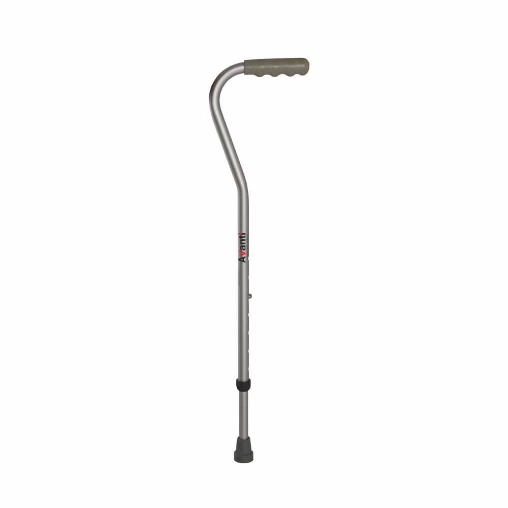     			Vissco Avanti Sheperd Shape Single Stick for Physically Challeged, Light Weight & Adjustable Height (Grey)