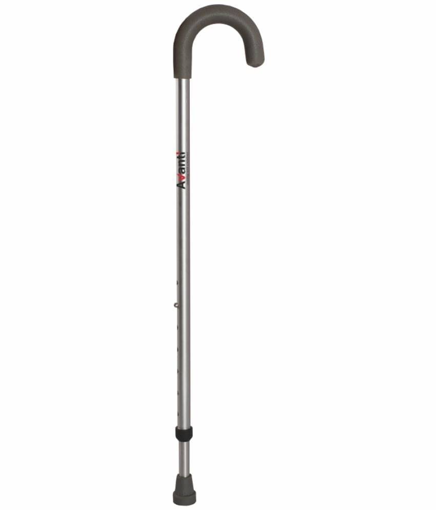     			Walking Stick for Elderly & those Physically Challenged |Lightweight | Height Adjustable Walking Stick - Universal (Grey)