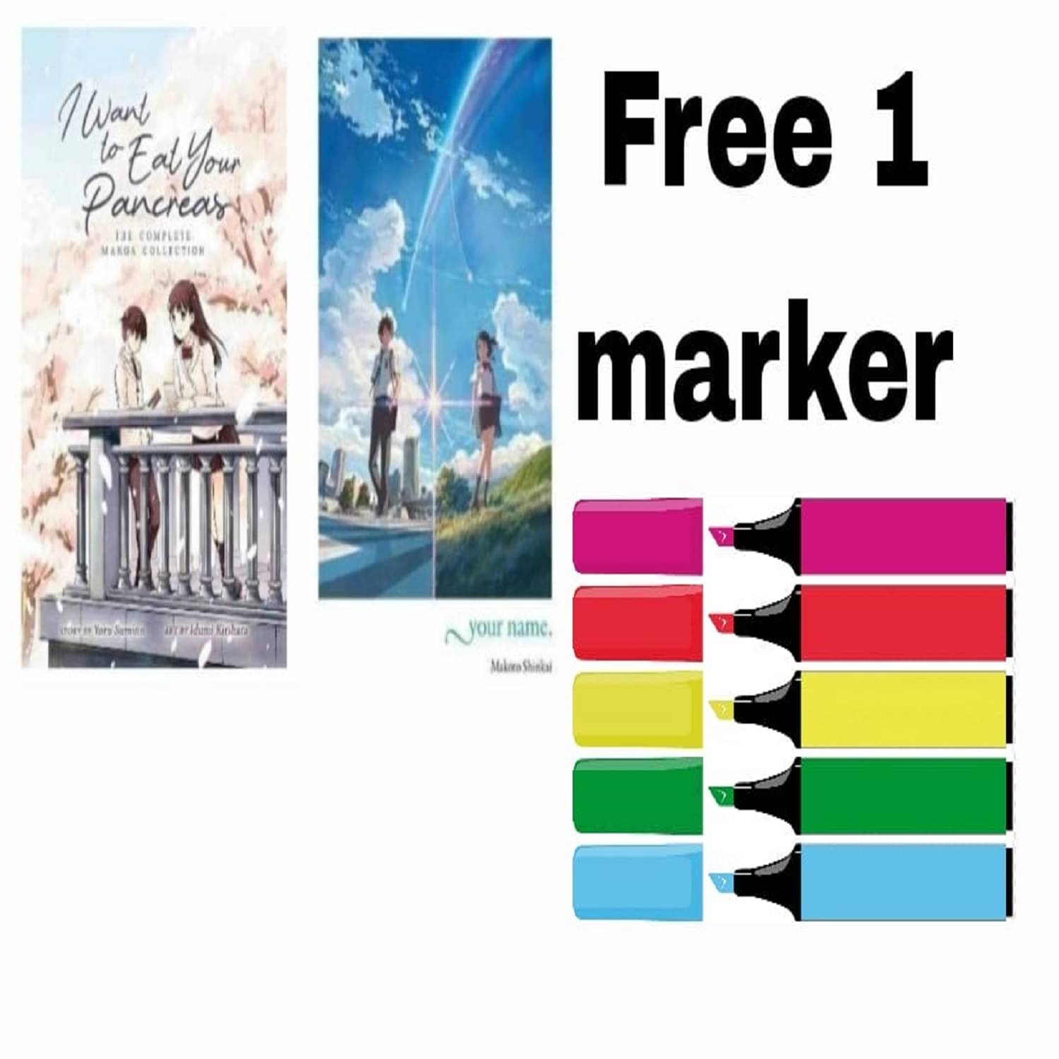     			Your Name. (Light Novel)+I Want To Eat Your Pancreas ( FREE MARKER )