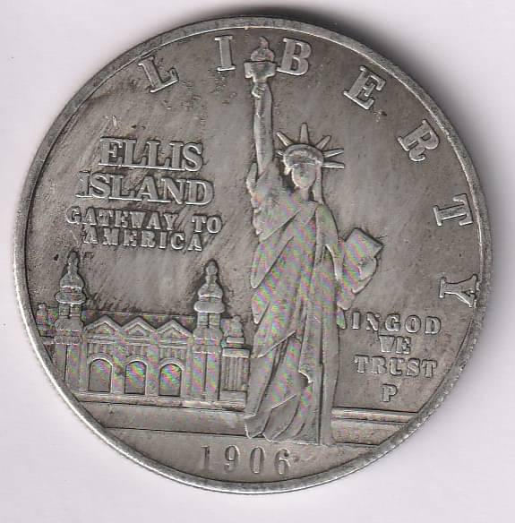     			Big ⭐1906⭐1Dollar ⭐ old United States of America⭐ Rare Coin