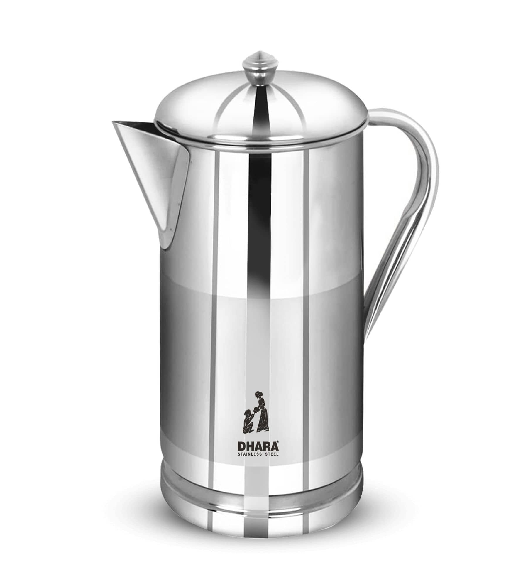 Dhara Stainless Steel Slimline jug 1500 Stainless Steel Jugs 1500 mL