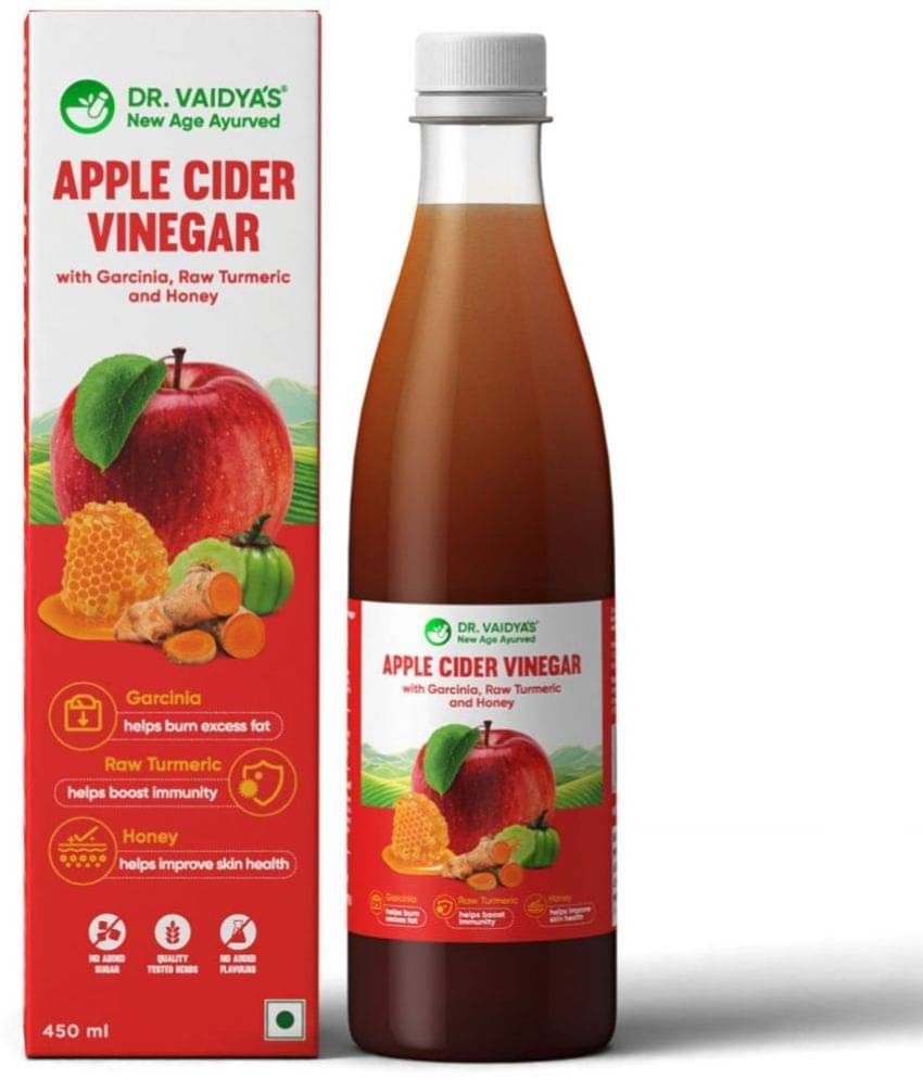    			Dr. Vaidya's Apple Cider Vinegar | Supports Weight Management with 6 Super Herbs | (450ml) Pack of 1