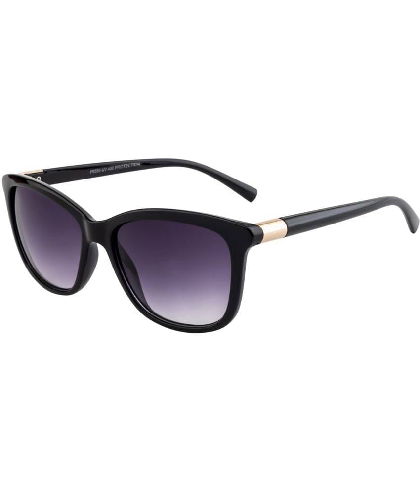     			Fair-X Black Oval Sunglasses ( Pack of 1 )