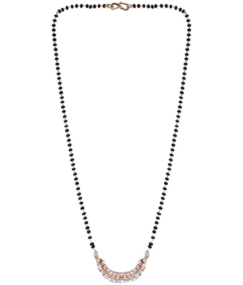     			JIPPA Rose Gold Mangalsutra ( Pack of 1 )