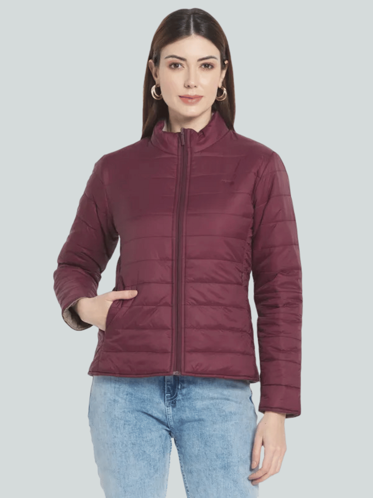 PP Kurtis - Polyester Maroon Jackets PP Kurtis - Polyester Maroon Jackets