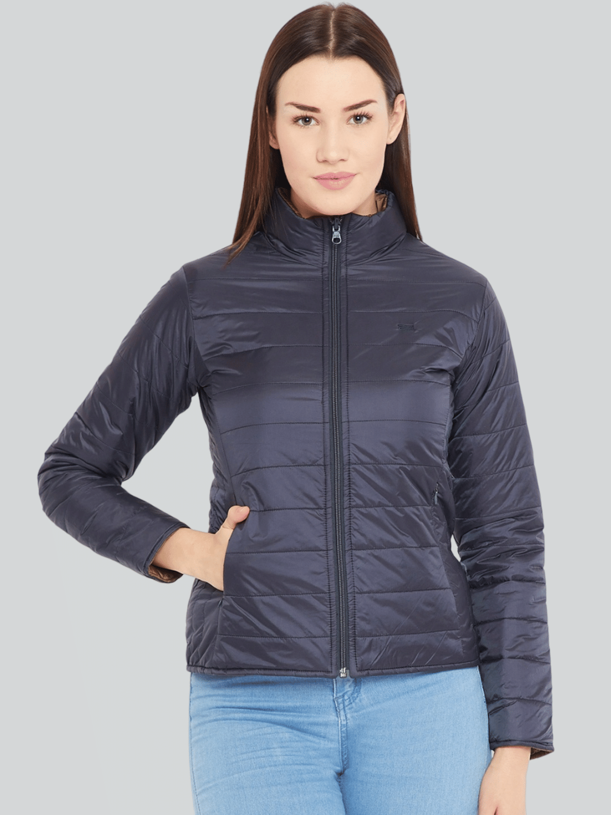     			PP Kurtis Women Regular Jacket ( Navy Blue )
